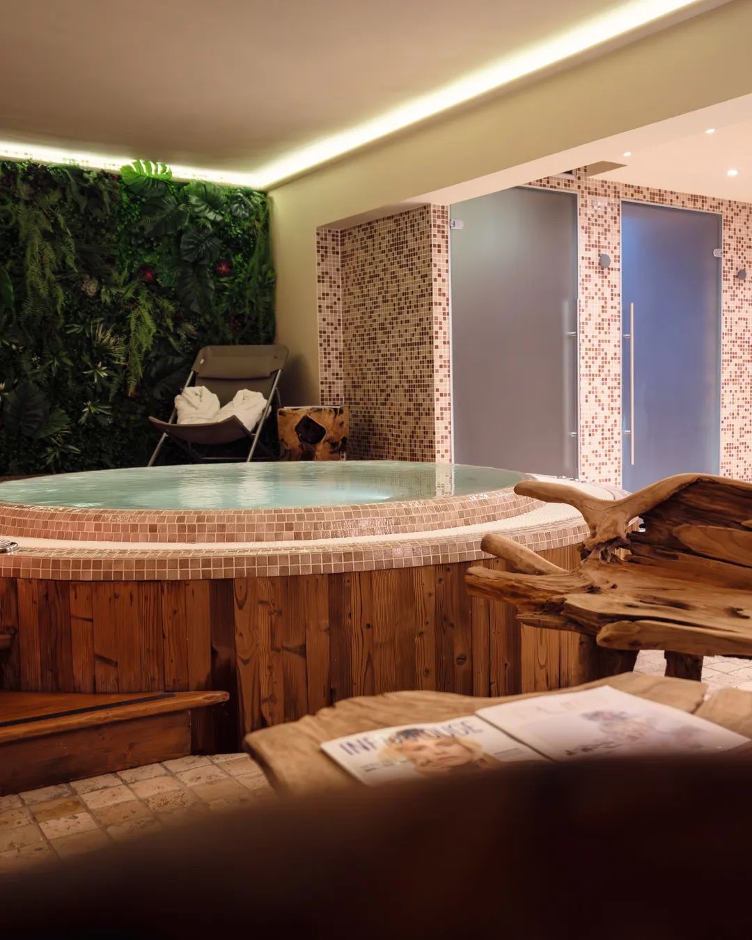 Accès au jacuzzi du Spa de l’Hôtel AlpenRuitor